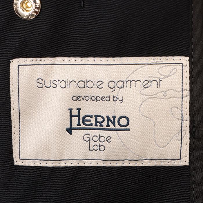 ヘルノ HERNO ジャケット LIGHT COTTON CANVAS ハイネック シルクスカーフ付き アウター 2024年春夏新作 GA000249D 13179 9300｜asafezone｜10