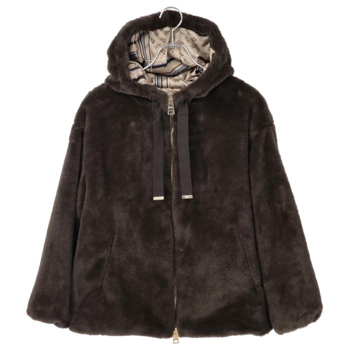 関税送料込 Hernoエコファー ジャケット HERNO ヘルノ エコファー ジャケット レディース アウター