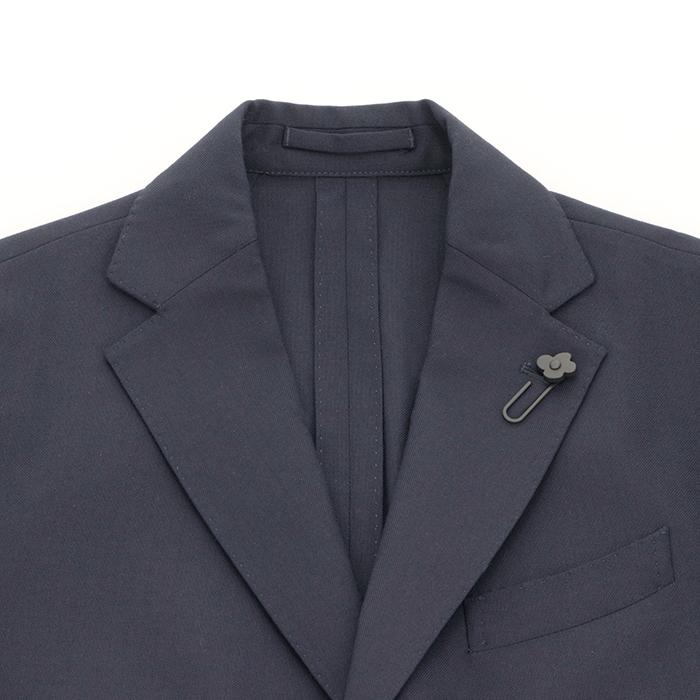 【並行輸入品】 LARDINI メンズ テーラードジャケット ネイビー JAPAN FIT ADVANCE D7 IV6000AQ 63404の画像