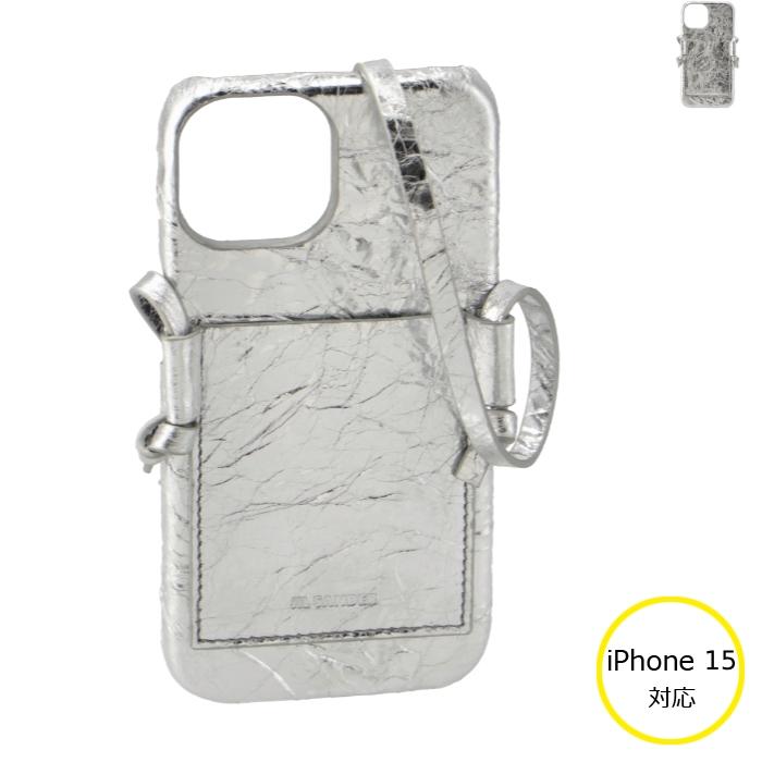 ジル サンダー JIL SANDER iPhone 15ケース スマホ カードケース付き  