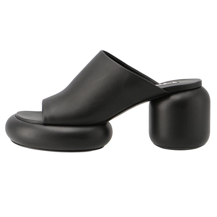 ジル サンダー JIL SANDER サンダル ブロックヒール レザー シューズ ジル サンダー JIL SANDER サンダル ブロックヒール レザー シューズ