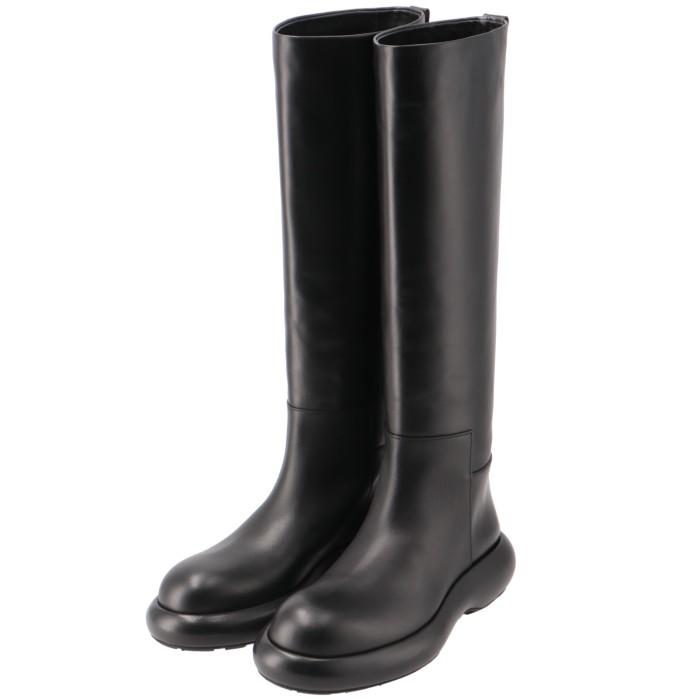 ジル サンダー JIL SANDER ロングブーツ フラット レザー ニーブーツ