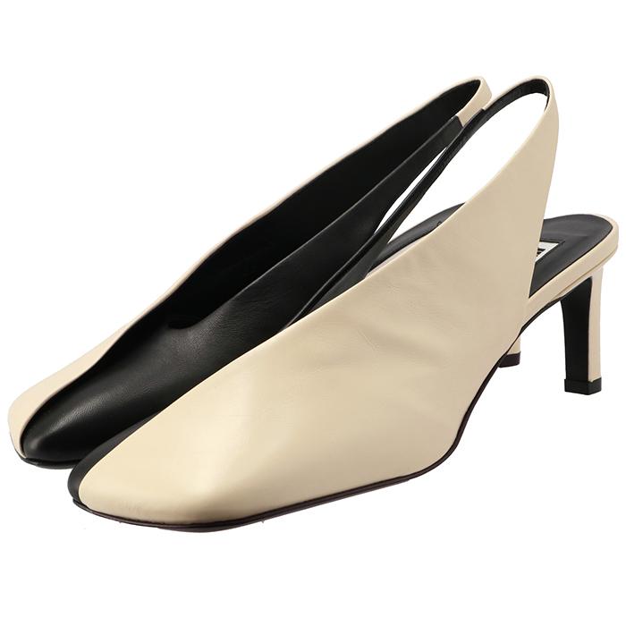 JIL SANDER ジル サンダー パンプス スクエアトゥ レザー JIL SANDER ジル サンダー パンプス スクエアトゥ レザー