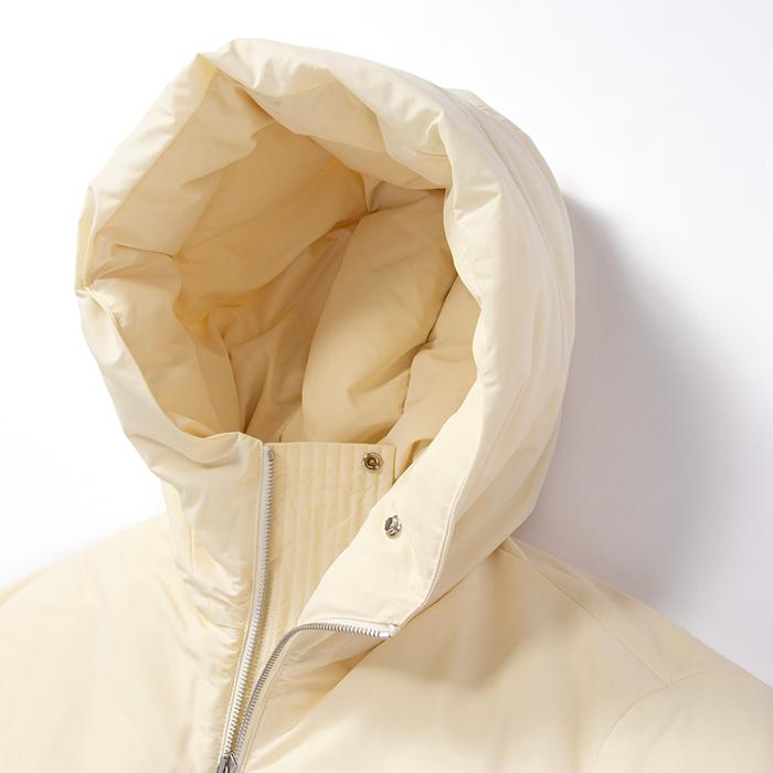 ダウンジャケット・コート JIL SANDER Cream Nylon Blend Down