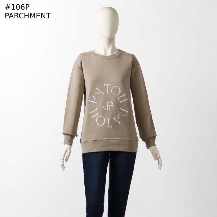 PATOU パトゥ トレーナー メダイヨン 刺繍ロゴ スウェットシャツ PATOU パトゥ トレーナー メダイヨン 刺繍ロゴ スウェットシャツ