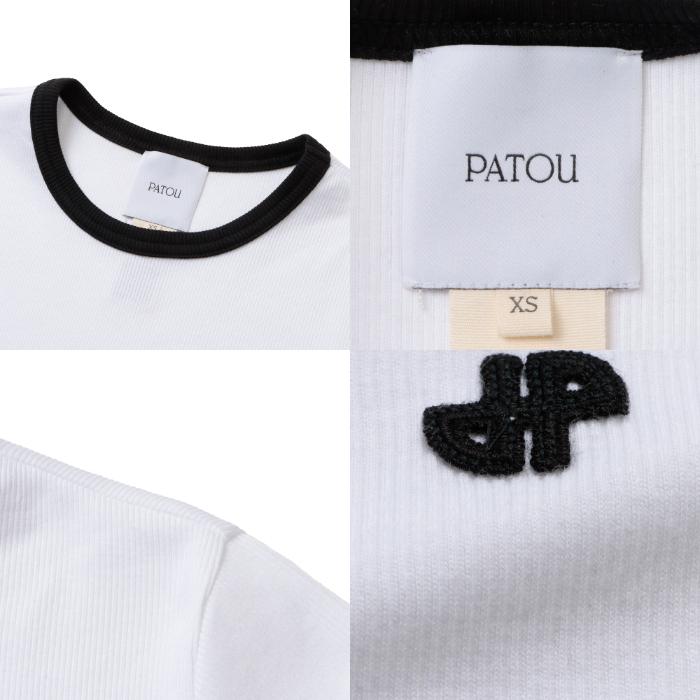PATOU（パトゥ） 【並行輸入品】 PATOU Tシャツ リブ カットアウト