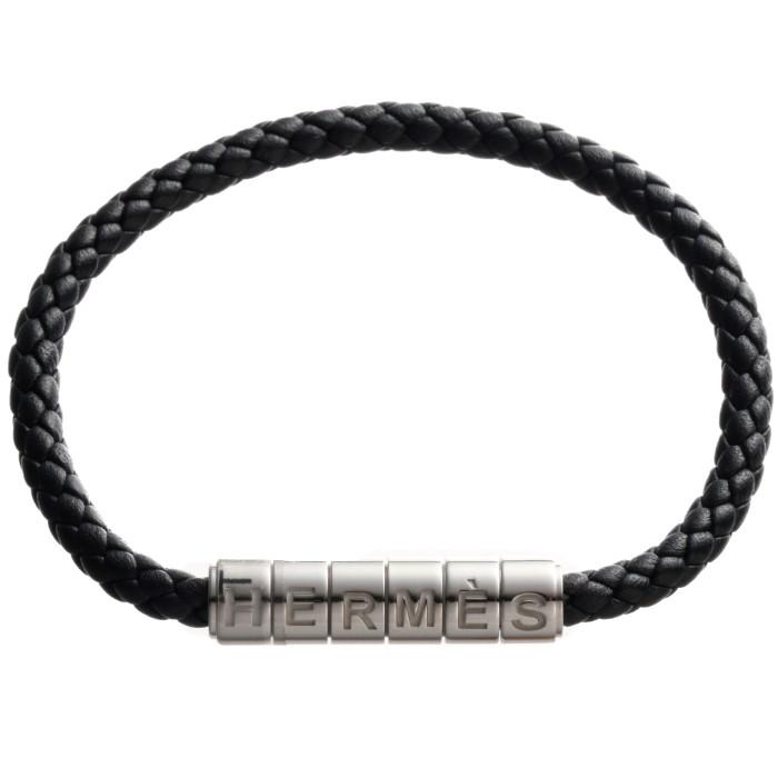 エルメス HERMES Goliath Code レザーブレスレット ゴリアテ・コード アクセサリー ブレスレット H066229FP89