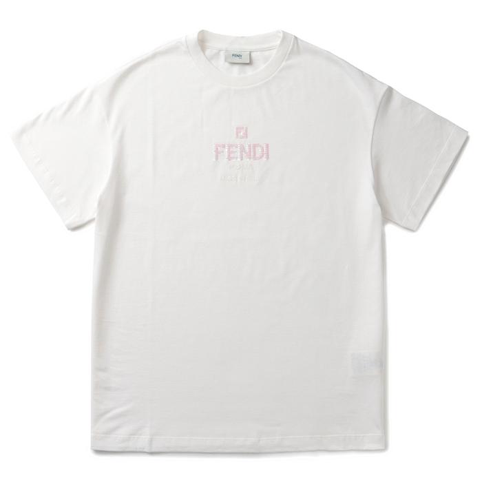 フェンディ FENDI 大人もOK キッズ Tシャツ FENDI ROMA ロゴ