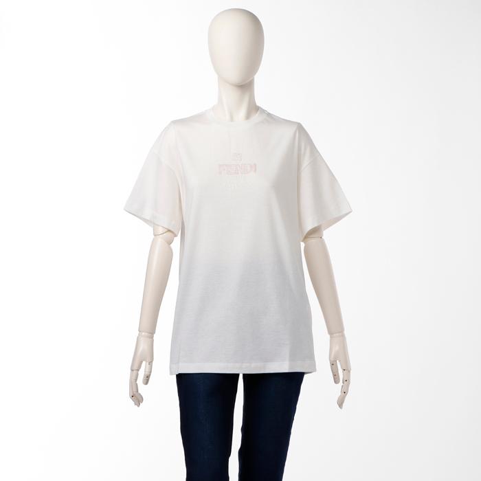 FENDI フェンディ 大人もOK キッズ Tシャツ ROMA ロゴ スパンコール  