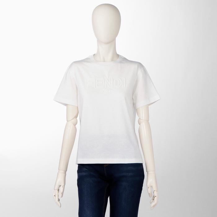 FENDI フェンディ 【大人もOK】キッズ Tシャツ ROMA レースロゴ クルー  