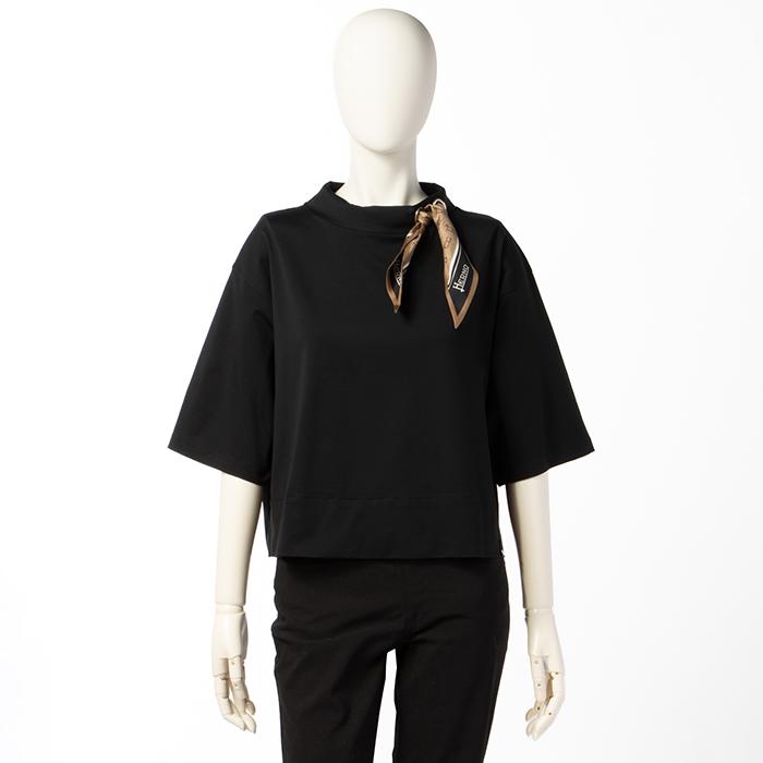 HERNO ヘルノ Tシャツ シルクスカーフ付き SUPERFINE COTTON HERNO ヘルノ Tシャツ シルクスカーフ付き SUPERFINE COTTON