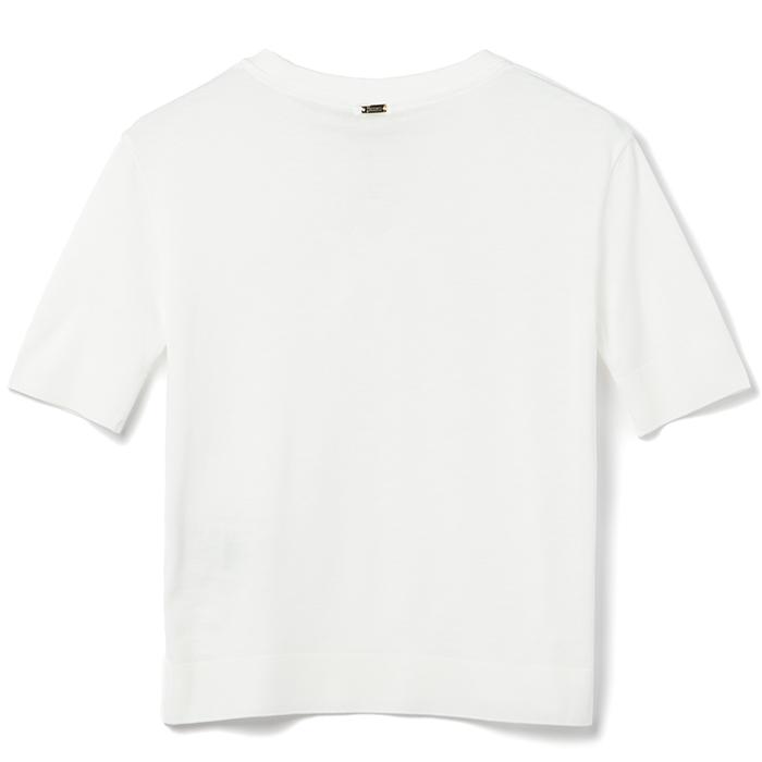 HERNO 半袖ニット Tシャツ GLAM KNIT EFFECT サマーニット