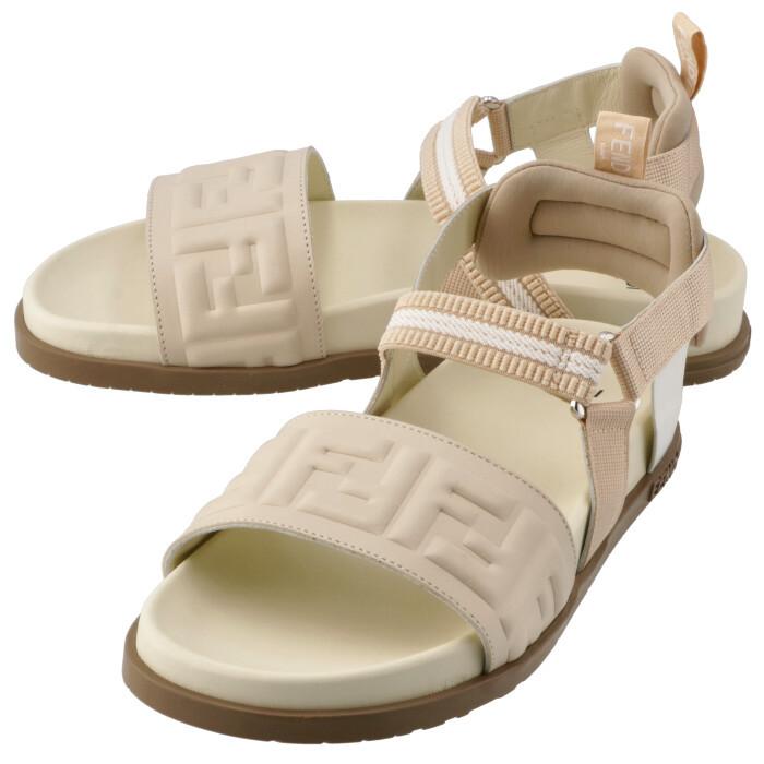フェンディ FENDI 大人もOK キッズ FFロゴ スポーツ サンダル 36size  