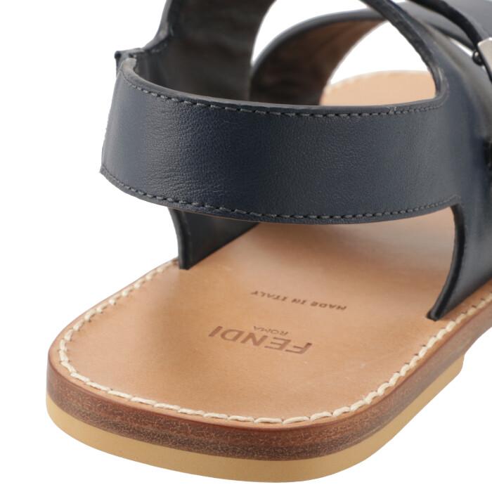 フェンディ FENDI 大人もOK キッズ バゲット サンダル フラット 