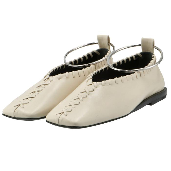 SALE ジル サンダー JIL SANDER バレエシューズ アンクルブレスレット 
