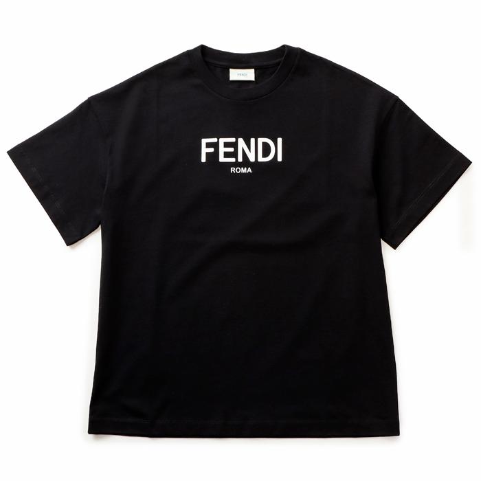 FENDI フェンディ 大人もOK キッズ Tシャツ ROMA ロゴプリント 半袖 