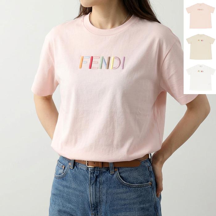 【美品】FENDI フェンディ　デザイン半袖Tシャツ 8A 130センチ FENDI（フェンディ） 【並行輸入品】 大人もOK キッズ Tシャツ ロゴ
