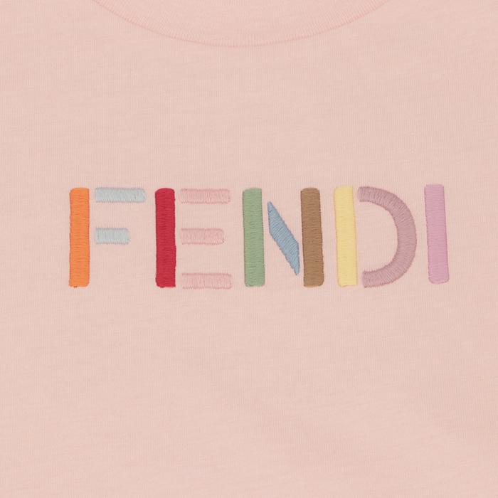 FENDI（フェンディ） 【並行輸入品】 大人もOK キッズ Tシャツ ロゴ