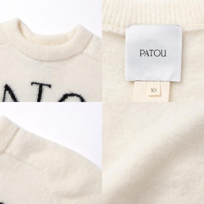 PATOU パトゥ ニット ロゴ セーター モックネック 半袖