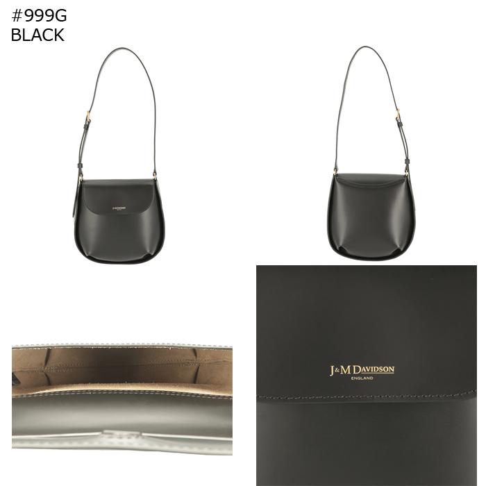 J&M DAVIDSON ブラックショルダーバッグ　未使用 J&M Davidson（J＆Mデヴィッドソン） ジェイアンドエムデヴィッドソン