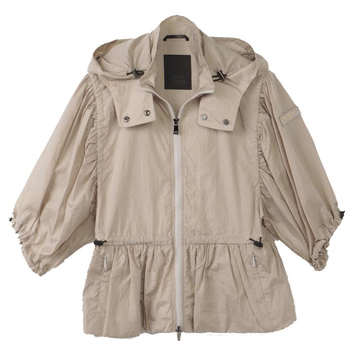 TATRAS ナイロンジャケット BEDA ミドル丈 ブルゾン 撥水フード  