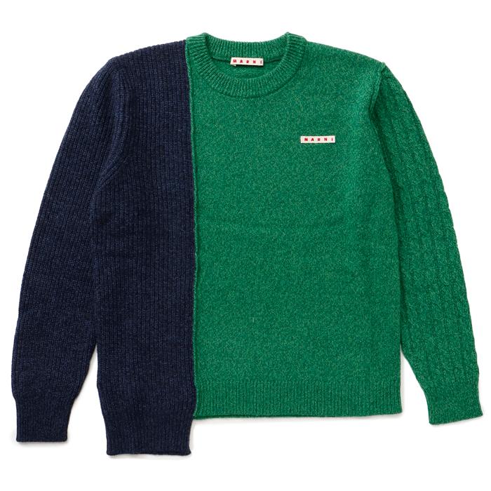 MARNI マルニ 大人もOK キッズ セーター アシンメトリー ニットカラー  
