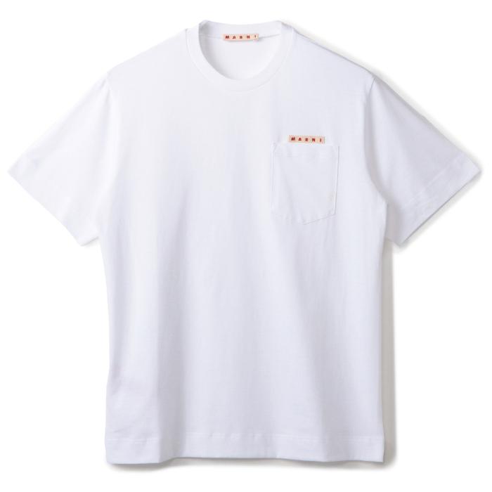 マルニ MARNI 【大人もOK】キッズ Tシャツ ロゴ 半袖 クルーネック