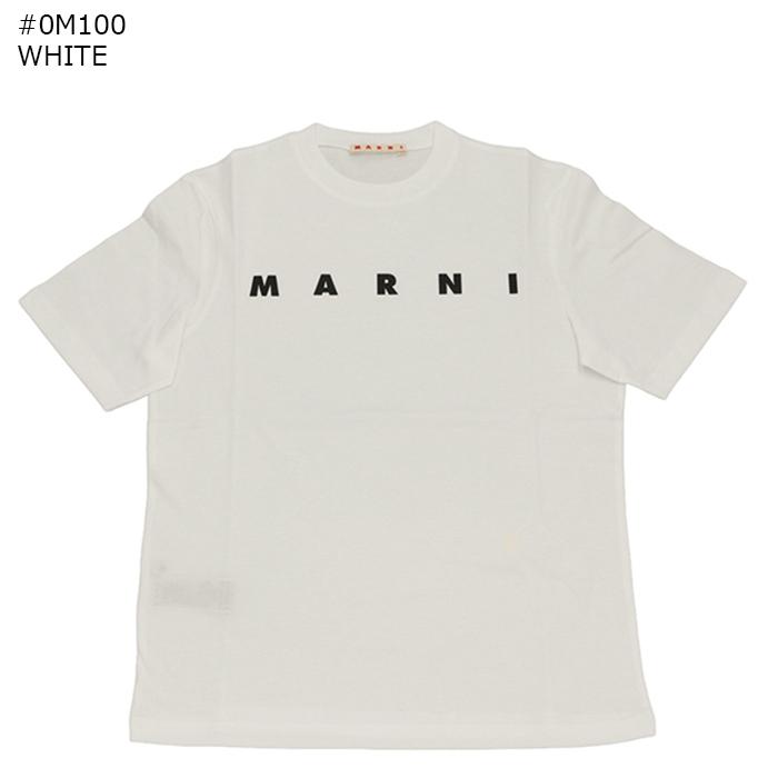 【並行輸入品】 マルニ MARNI 大人もOK キッズ Tシャツ 半袖 ロゴ クルーネック ショートスリーブ プリントシャツ 2026年春夏新作 M01601 M00RFの画像