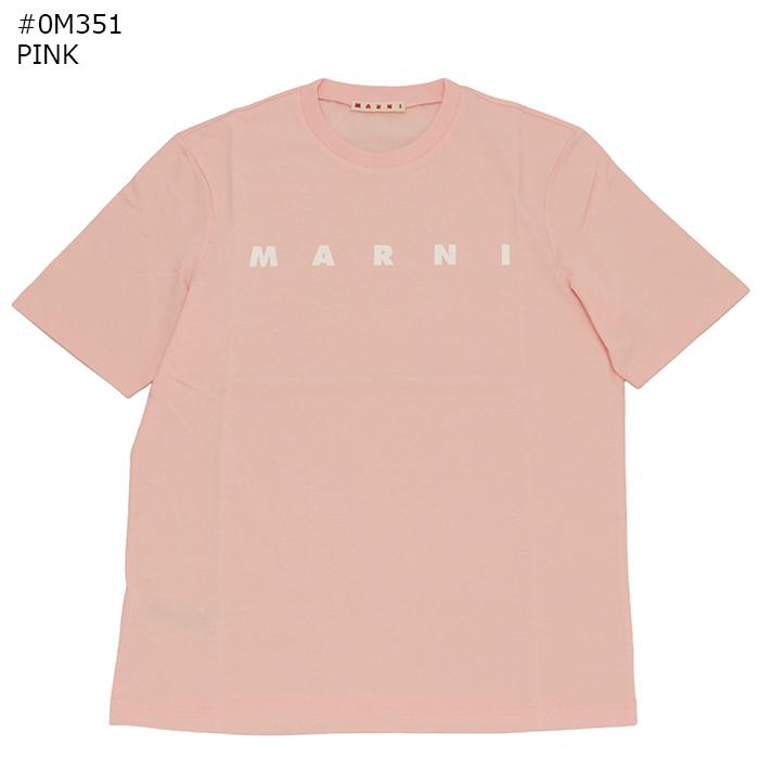 【並行輸入品】 マルニ MARNI 大人もOK キッズ Tシャツ 半袖 ロゴ クルーネック ショートスリーブ プリントシャツ 2026年春夏新作 M01601 M00RFの画像