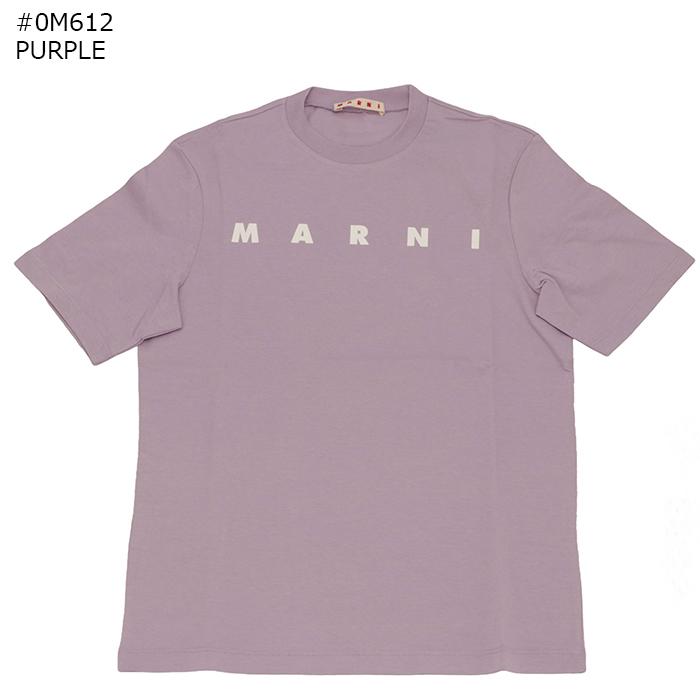 【並行輸入品】 マルニ MARNI 大人もOK キッズ Tシャツ 半袖 ロゴ クルーネック ショートスリーブ プリントシャツ 2026年春夏新作 M01601 M00RFの画像