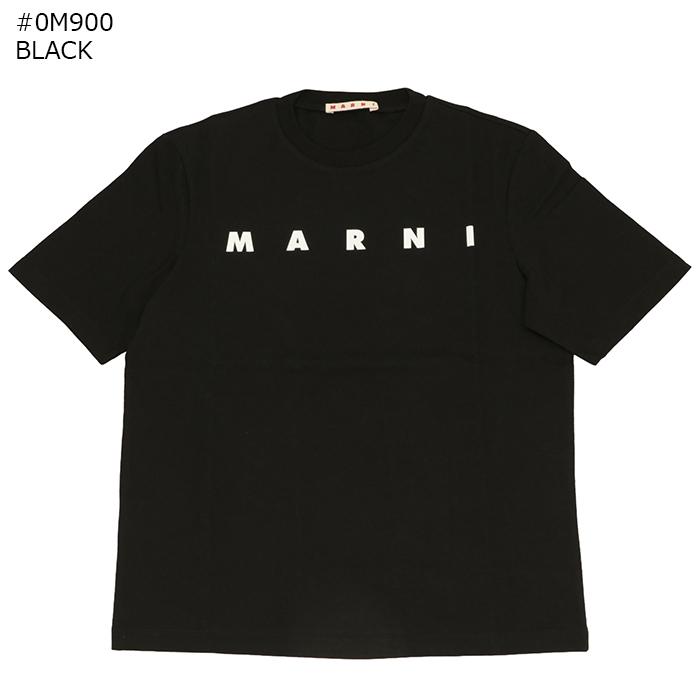 【並行輸入品】 マルニ MARNI 大人もOK キッズ Tシャツ 半袖 ロゴ クルーネック ショートスリーブ プリントシャツ 2026年春夏新作 M01601 M00RFの画像