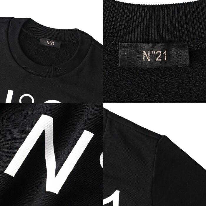 ヌメロ ヴェントゥーノ N°21 【大人もOK】キッズ ロゴ スウェットシャツ トレーナー ラウンドネック N21588 N0154 0N100 N°21（ヌメロヴェントゥーノ） 【並行輸入品】 大人もOK キッズ ロゴ