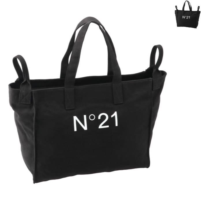 N°21 ヌメロ ヴェントゥーノ 大人もOK キッズ トートバッグ LOGO N°21 ヌメロ ヴェントゥーノ 大人もOK キッズ トートバッグ LOGO