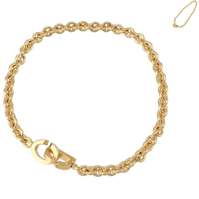 Christian Dior CHRISTIAN DIOR ネックレス CD LOCK チェーン Christian Dior CHRISTIAN DIOR ネックレス CD LOCK チェーン