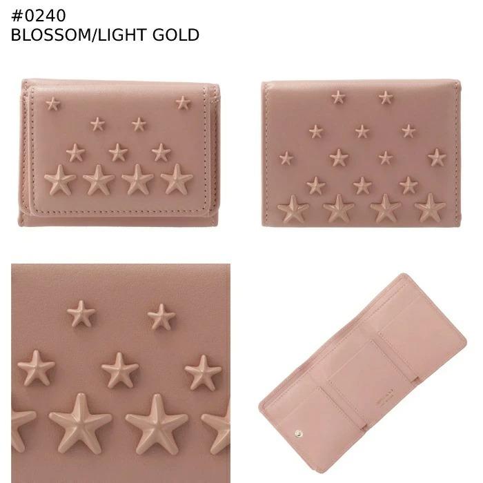 ジミーチュウ JIMMY CHOO 財布 三つ折り NEMO スタースタッズ