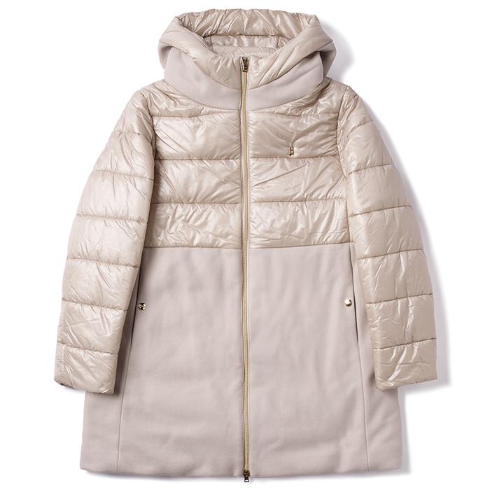 ヘルノ HERNO 大人もOK キッズ ダウンジャケット 異素材MIX 切り替え  