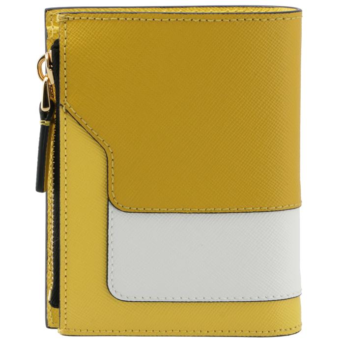 マルニ MARNI 財布 二つ折り ミニ財布 サフィアーノレザー ジップ マルニ MARNI 財布 二つ折り ミニ財布 サフィアーノレザー ジップ