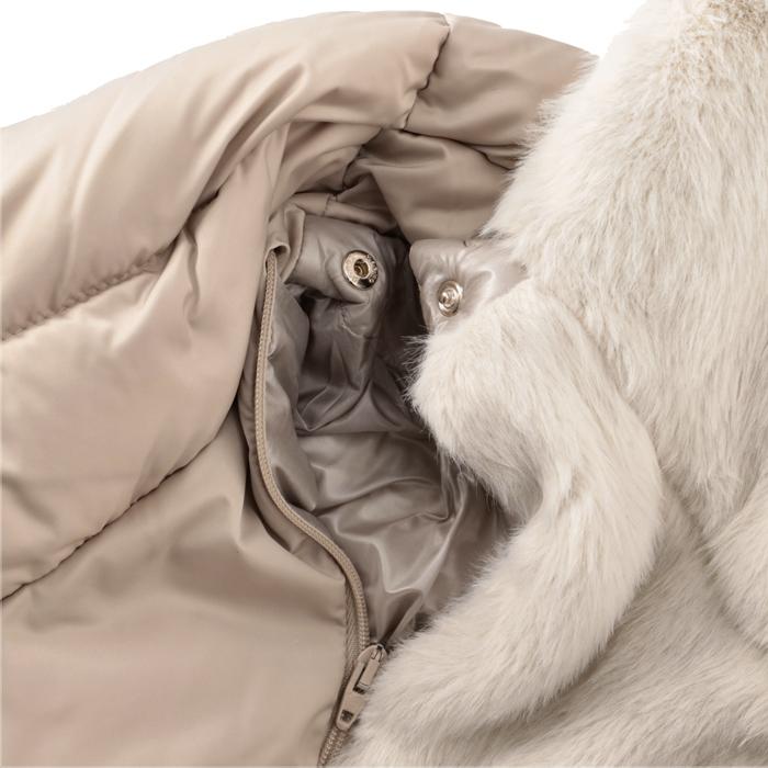 HERNO - ヘルノ HERNO ダウン レディース ダウンジャケット A-Shape ダウンコート フェイクファーフード PI001753D 12170 1985 HERNO ダウン レディース ダウンジャケット A-Shape ダウン