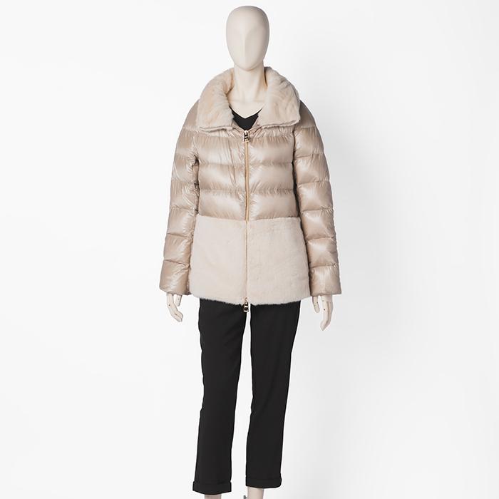 HERNO ヘルノ ダウンコート ジャケット エコファー 38size HERNO ヘルノ ダウンコート ジャケット エコファー 38size