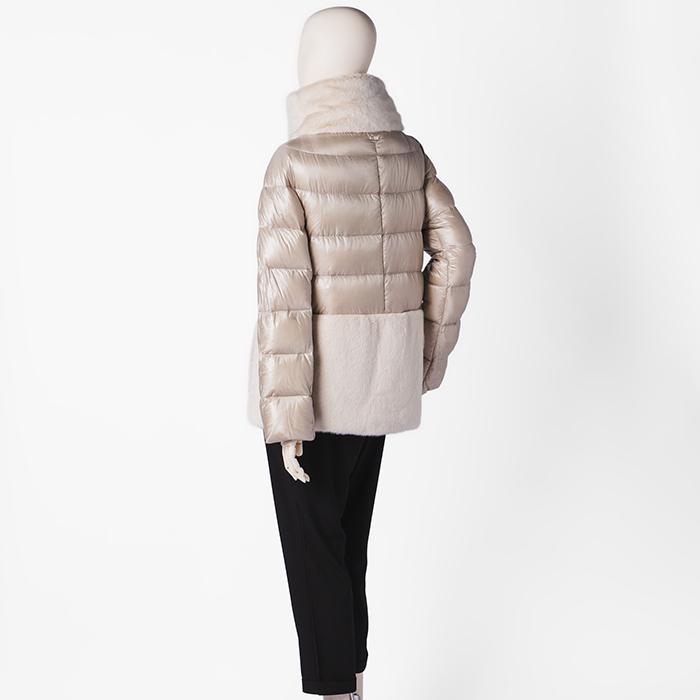 HERNO ヘルノ ダウンコート ジャケット エコファー 38size HERNO ヘルノ ダウンコート ジャケット エコファー 38size