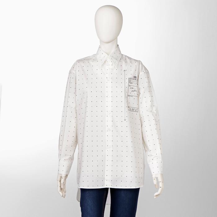 MM6 【並行輸入品】 MAISON MARGIELA プリントシャツ オーバーフィット