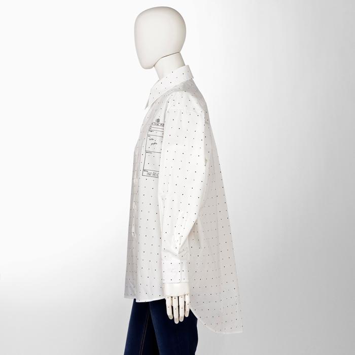 MM6 【並行輸入品】 MAISON MARGIELA プリントシャツ オーバーフィット