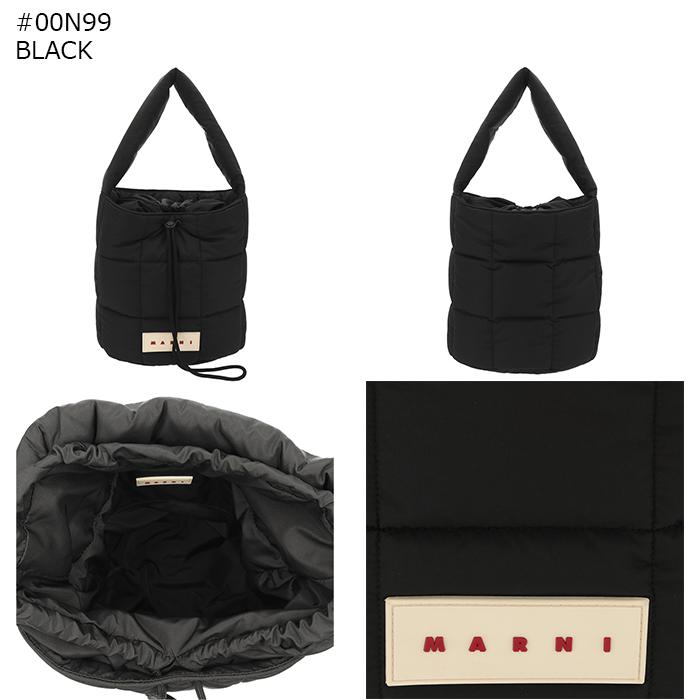 【並行輸入品】 マルニ MARNI トートバッグ PUFF パデットナイロン A4収納可 バケットバッグ ショルダーバッグ 2026年春夏新作 SBMP0269A0 P8068の画像