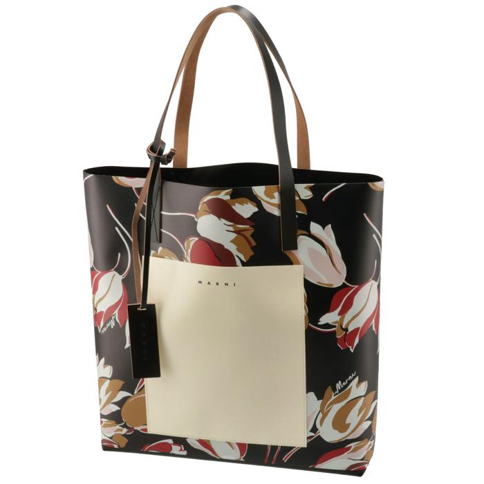 マルニ MARNI トートバッグ EUPHORIAプリント PVCショッピングバッグ トートバッグ SHMP0052A0 PR677 Z2N99