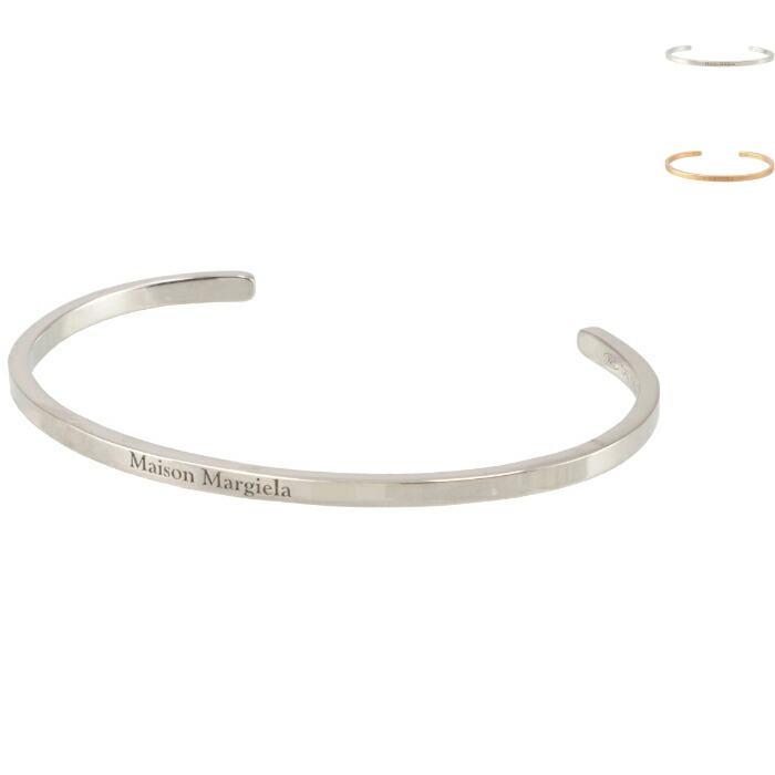 メゾン マルジェラ MAISON MARGIELA ブレスレット バングル ロゴ 3mm