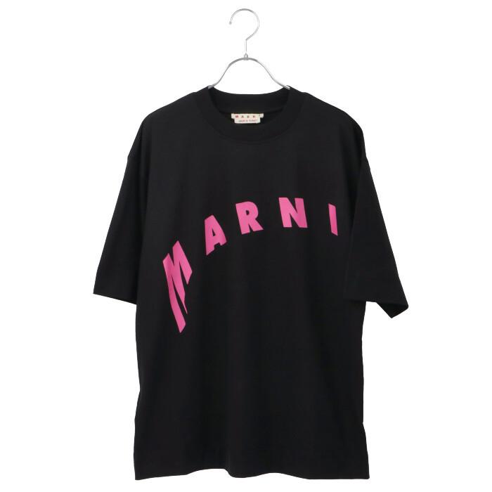 マルニ MARNI Tシャツ オーバーサイズ コットンジャージー マルニプリント Tシャツ/カットソー THJET49EPF USCR13