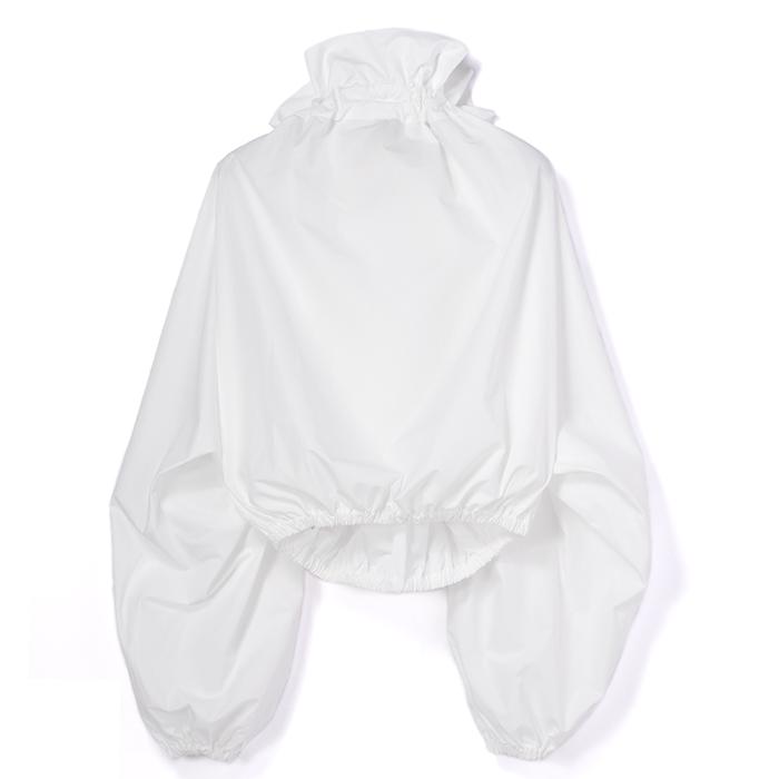PATOU（パトゥ） 【並行輸入品】 ブラウス パフスリーブ グログラン