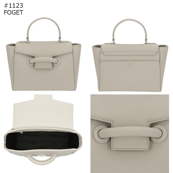 VASIC ヴァジック エヴァーミニ 2WAYバッグ グレー×レザー VASIC（ヴァジック） 美品 EVER MINI エバー レザー 2way ハンドバッグ