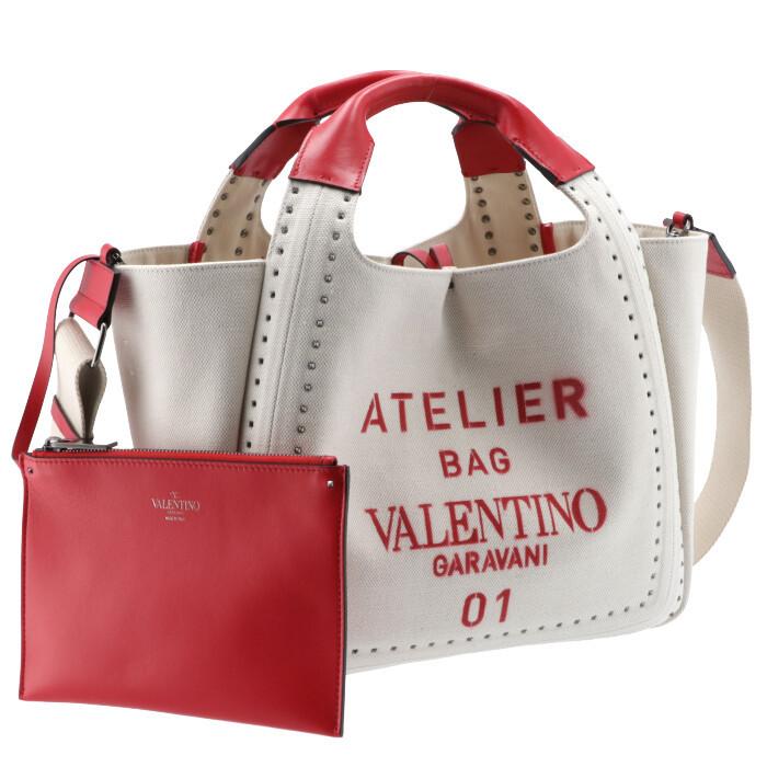 SALE ヴァレンティノ・ガラヴァーニ トートバッグ アトリエ キャンバス  