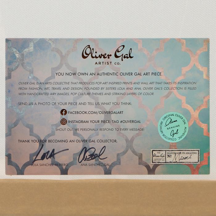 Oliver Gal CHANEL 壁掛け　アート Oliver Gal（オリバーガル） 【並行輸入品】 アートボード WILD THING